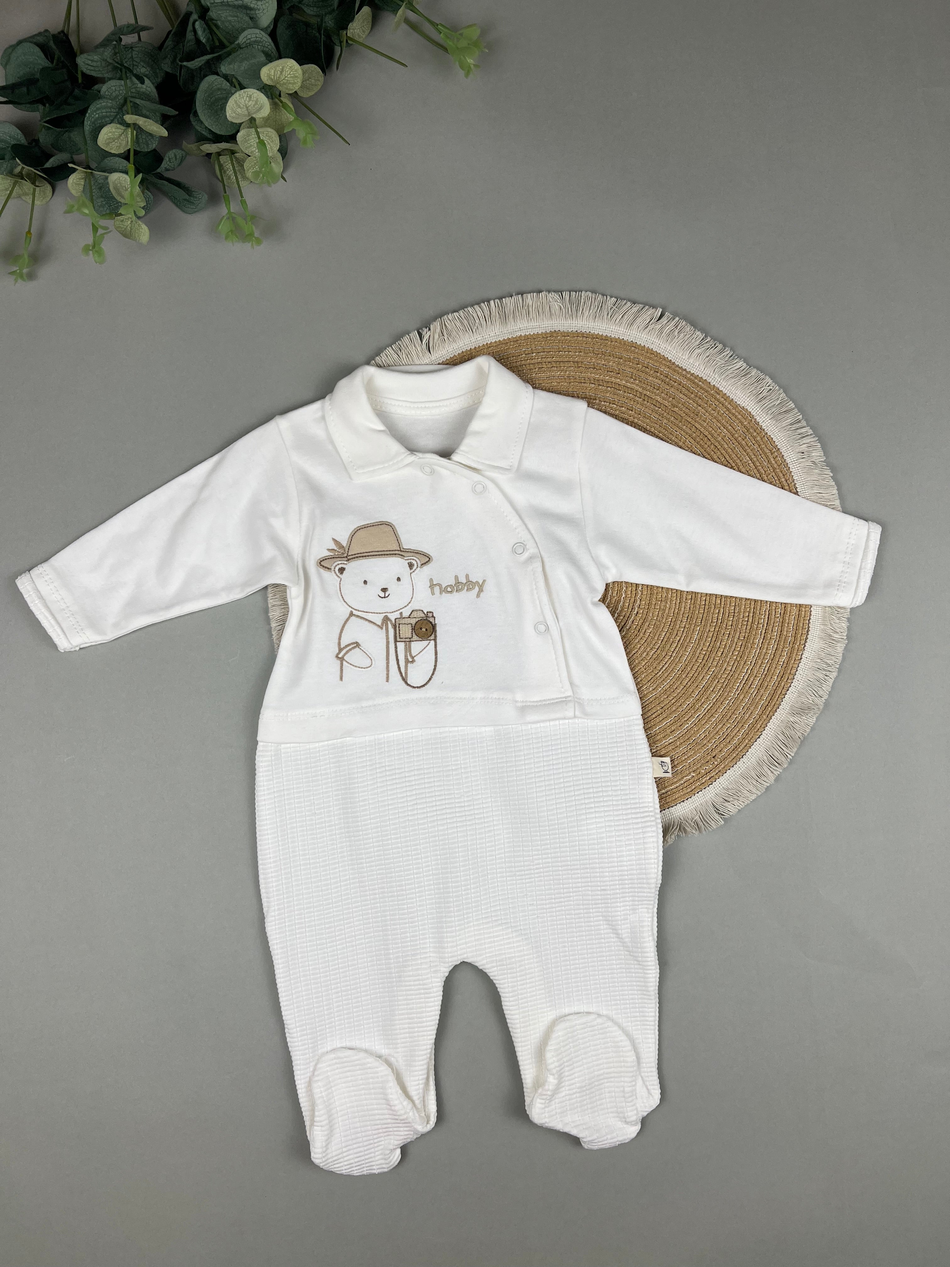 Hobby teady bear white overall