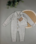 Knit overall with hat