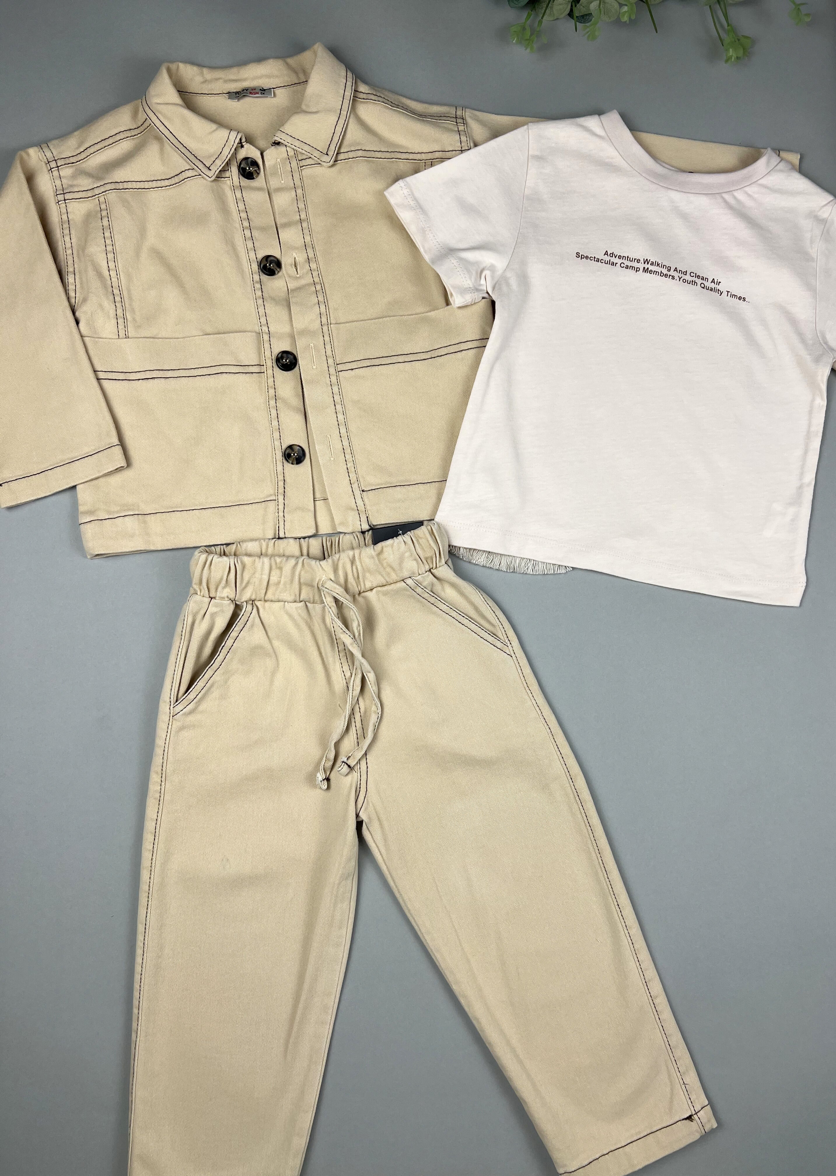 Casual Chic Baby Boy Outfit Set – 3 Pieces